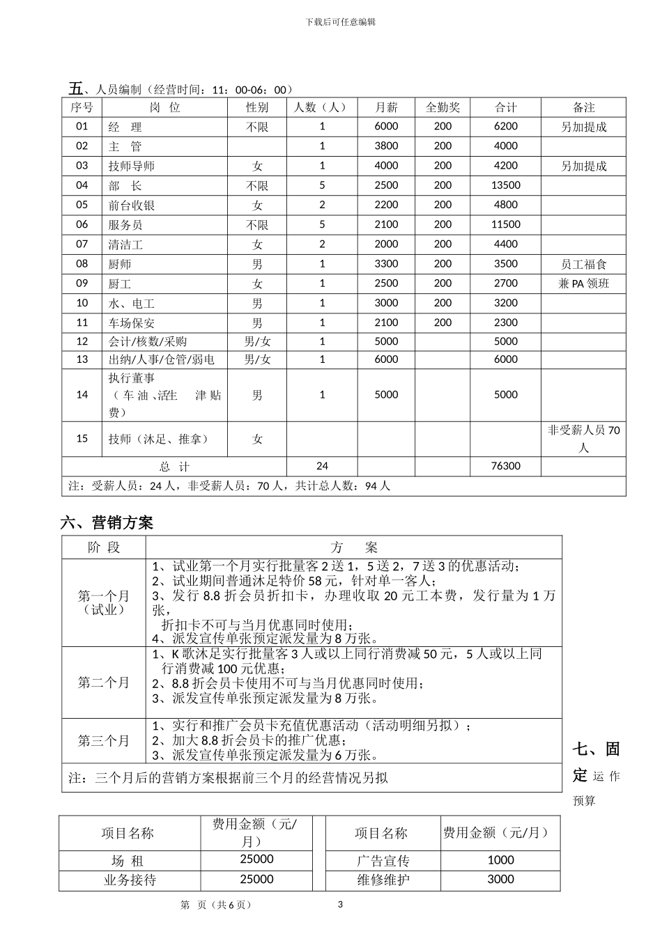 K歌沐足开发经营计划书_第3页
