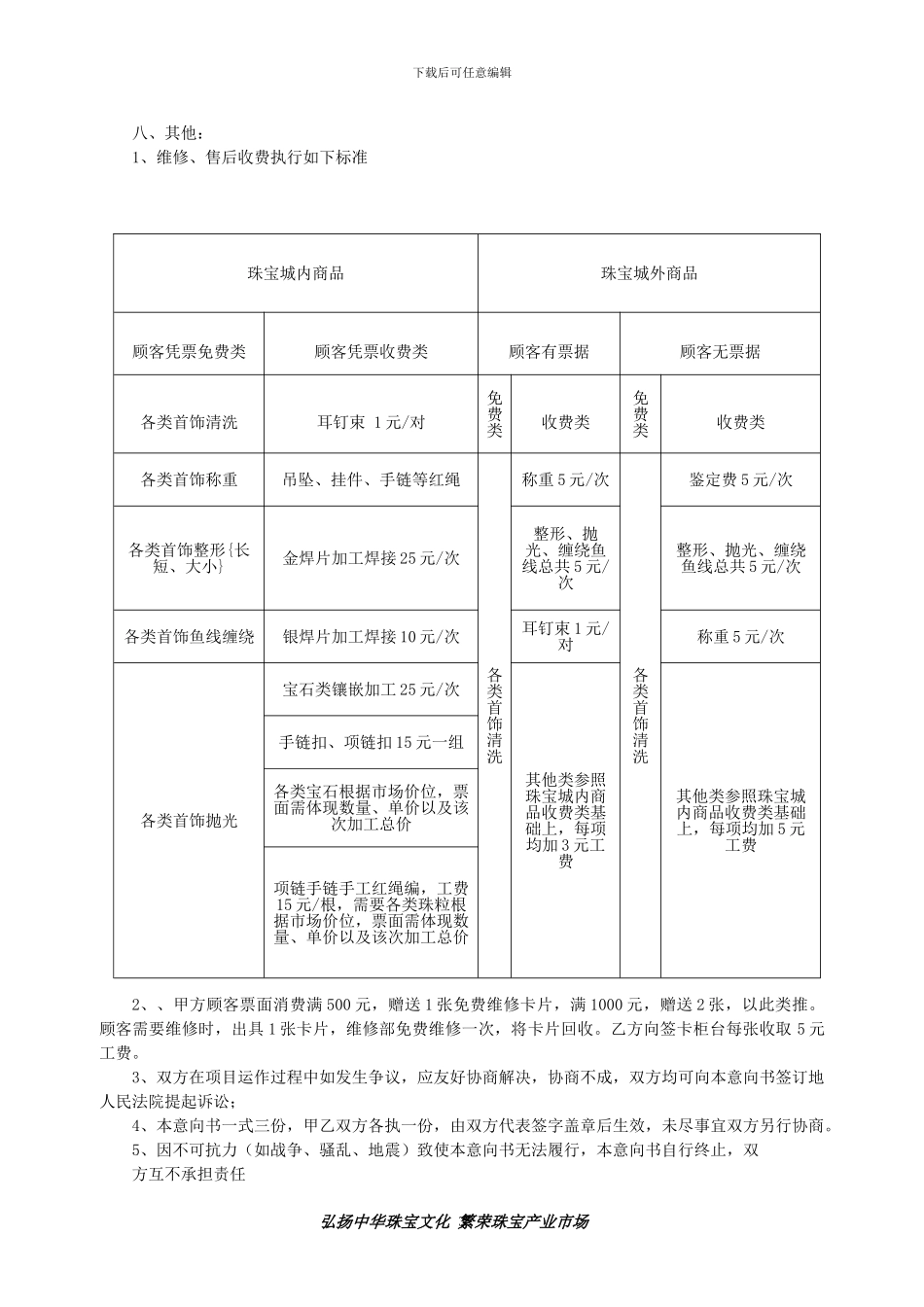 K金售后服务加工协议书_第3页