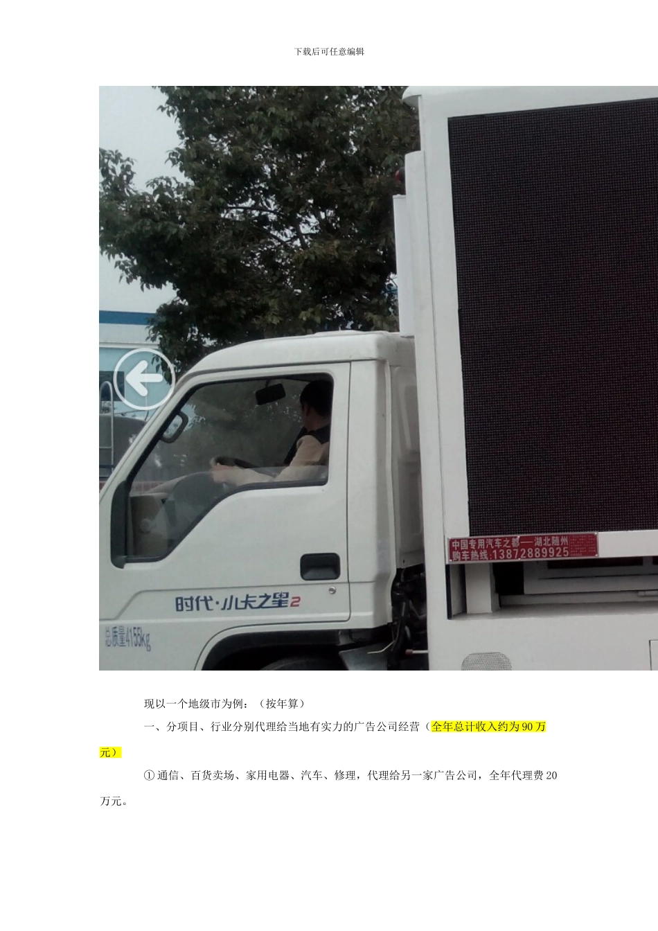 LED广告宣传车如何赚钱_第2页