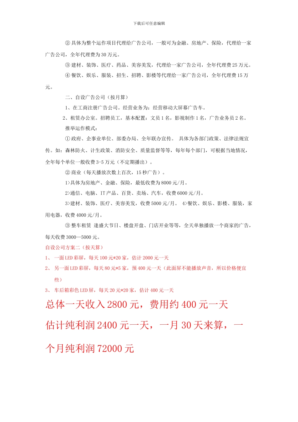 LED广告宣传车如何赚钱_第3页