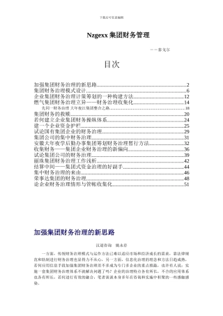 Nzgexx集团财务管理