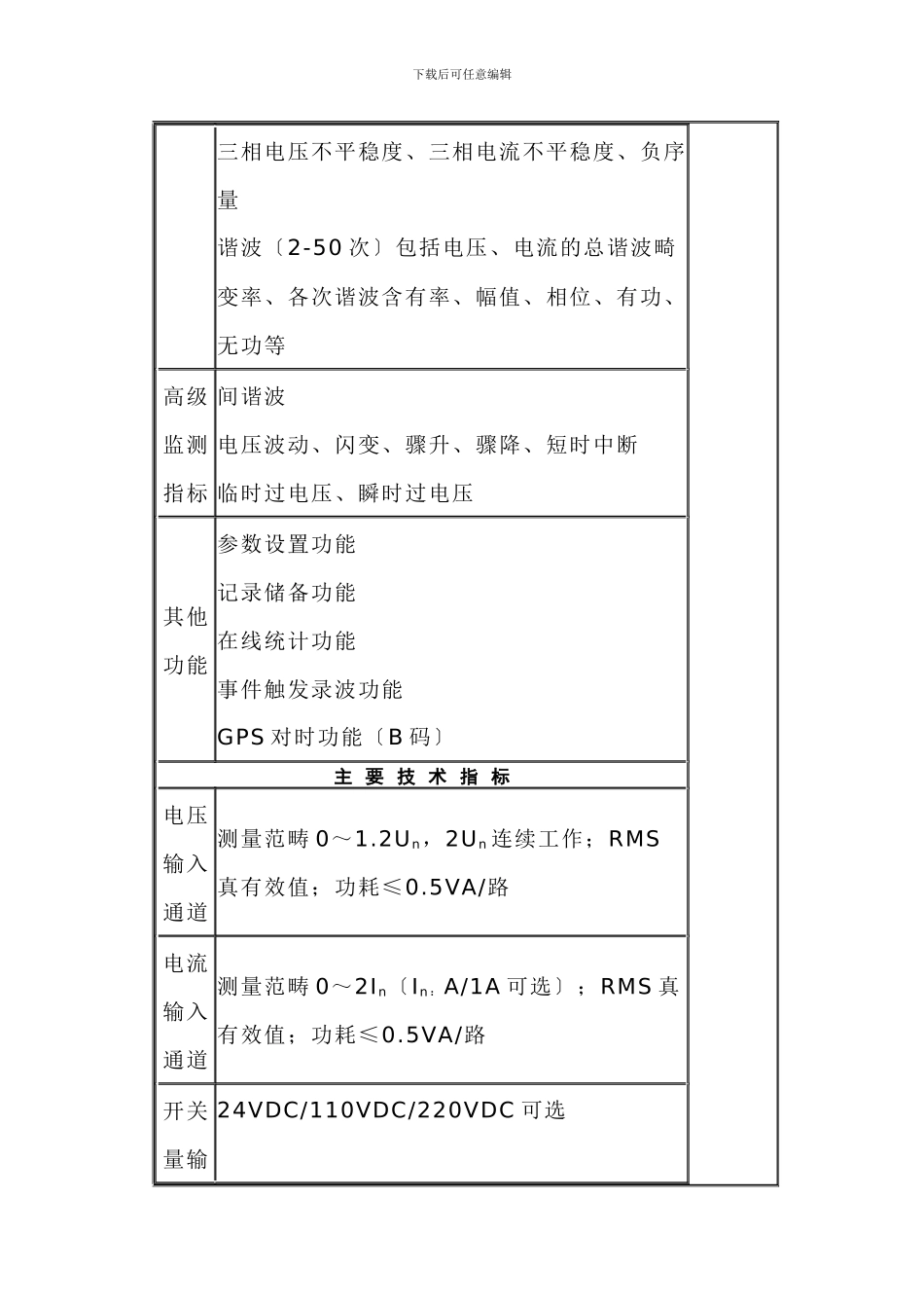 PQS782A型电能质量在线监测装置_第2页