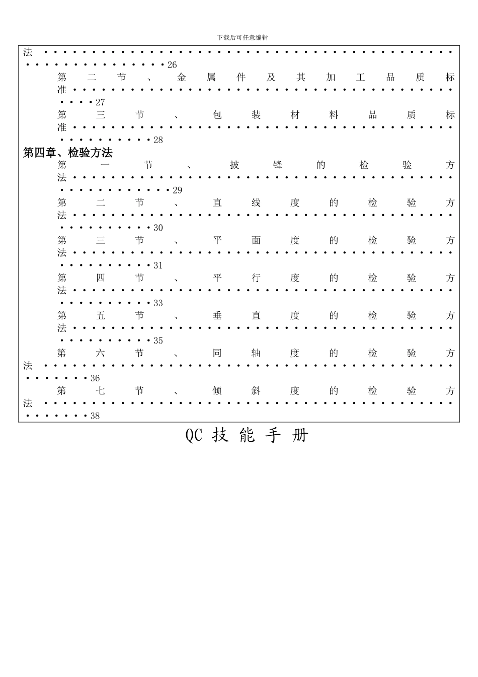 QC五金检验标准_第3页