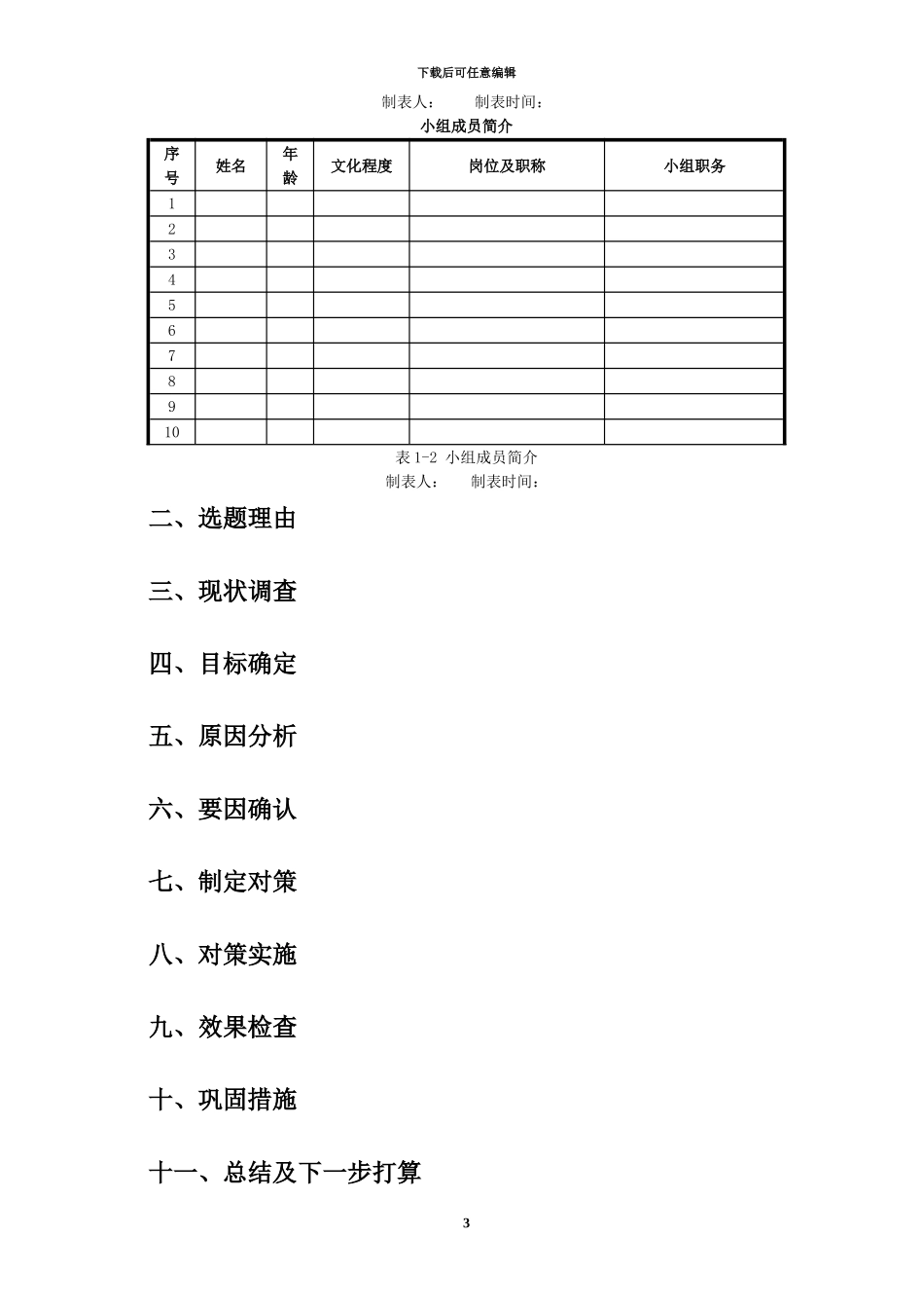QC总结报告模板_第3页