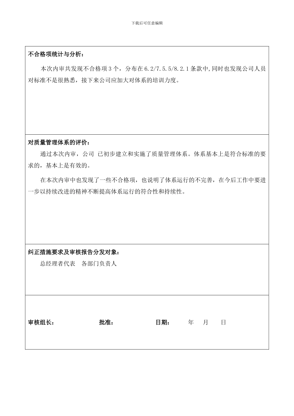 QMS审核汇总报告_第2页