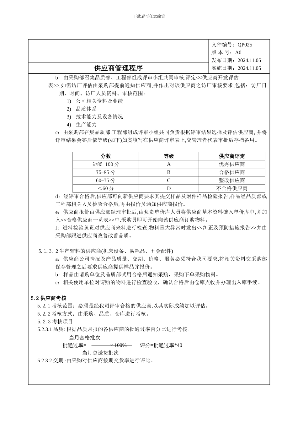 QP025供应商管理程序_第3页