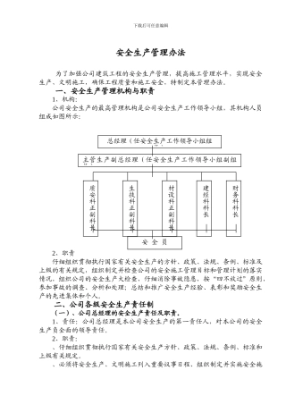 QW640-01B安全生产管理办法