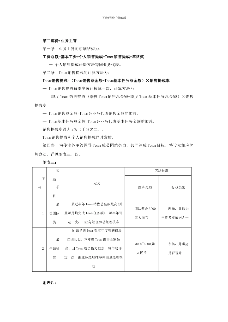 SALES薪酬激励制度_第3页