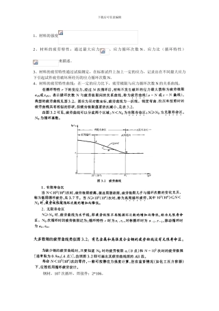 SN曲线资料大全