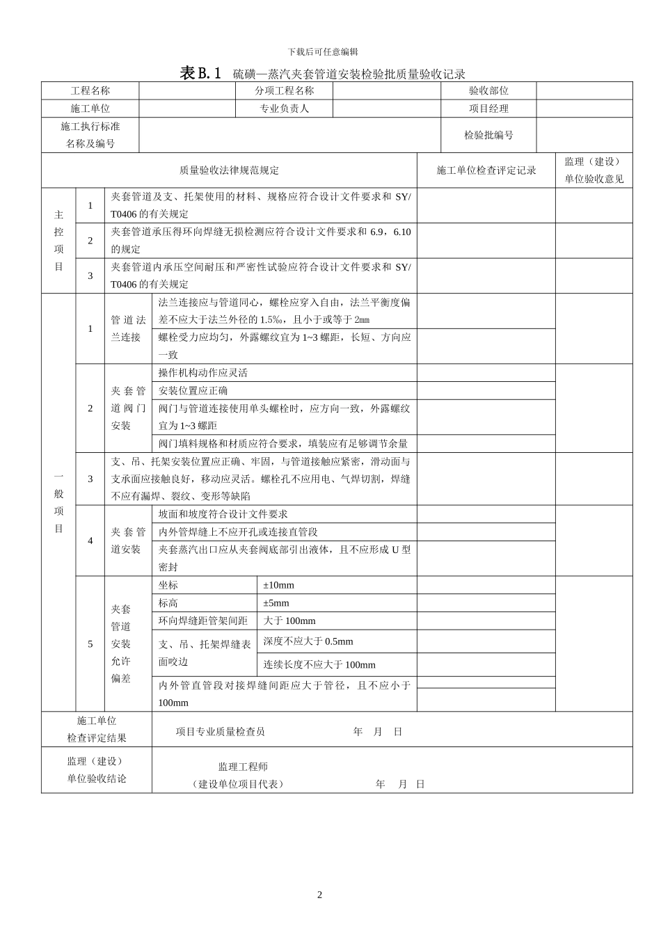 SY4209-2024《石油天然气建设工程施工质量验收规范-天然气净化厂建设工程》_第2页