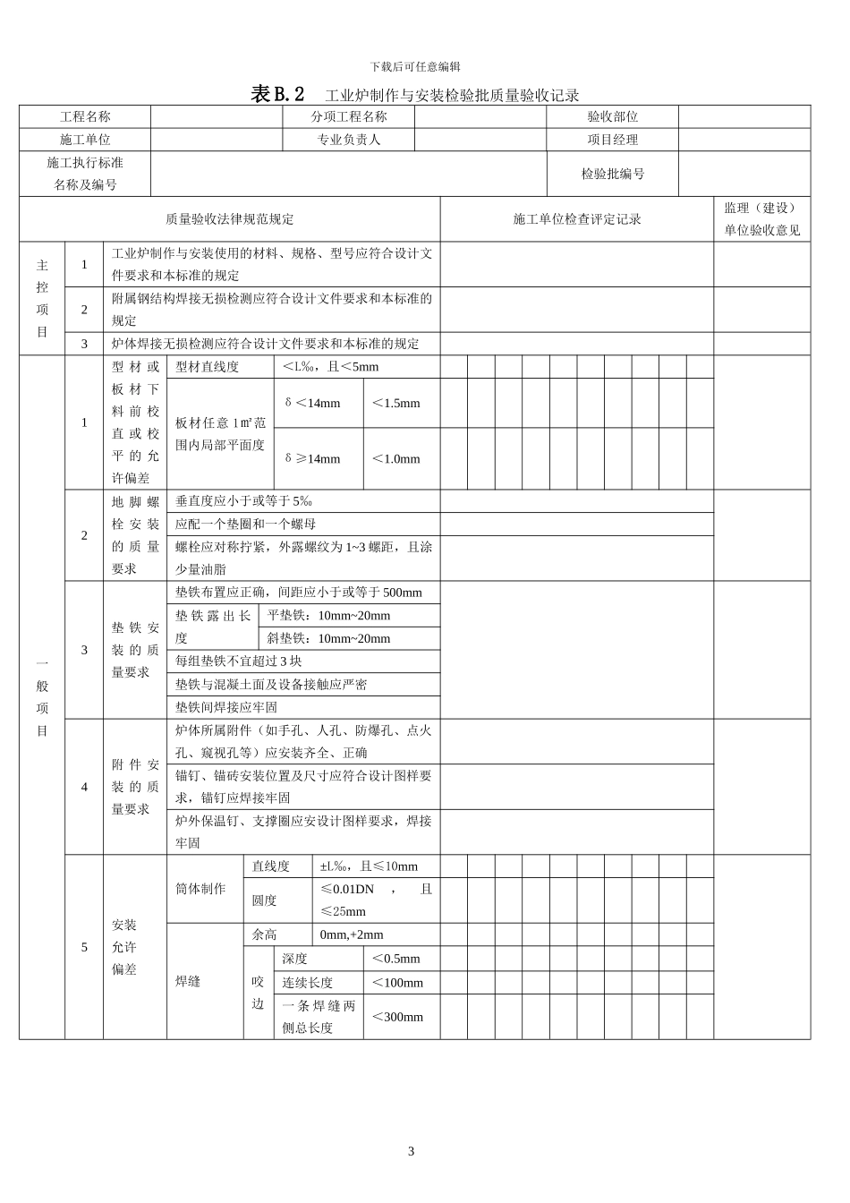 SY4209-2024《石油天然气建设工程施工质量验收规范-天然气净化厂建设工程》_第3页