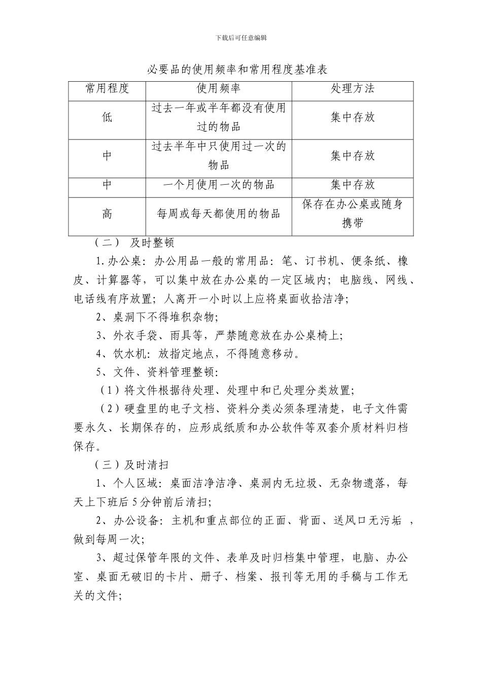 TAB公司5s管理制度_第2页