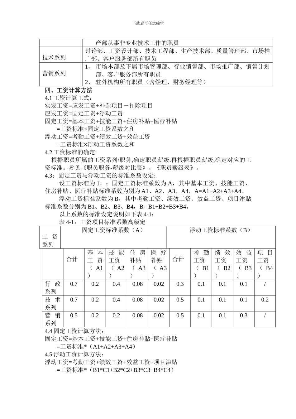 TCL有限公司薪酬制度_第2页