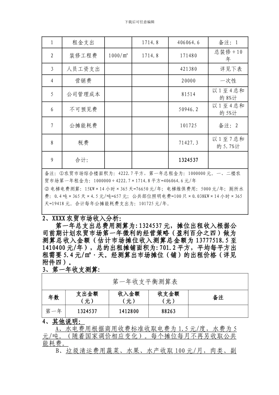 XXXX农贸市场招商方案2024.1.23_第3页