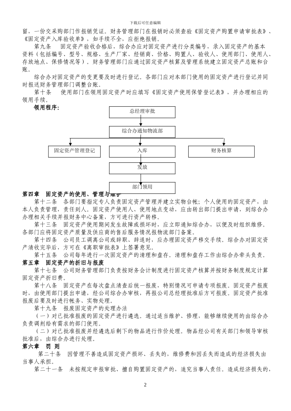 xxxx药业有限公司固定资产管理办法_第2页