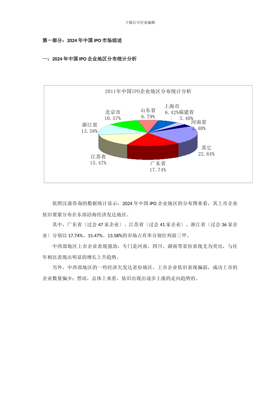 XXX年中国IPO市场统计分析报告_第2页