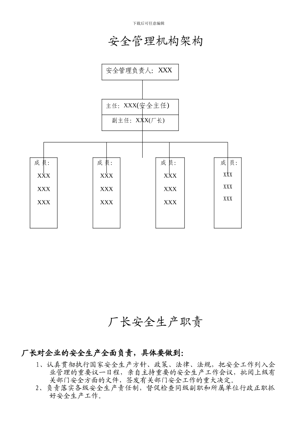 XXX有限公司安全管理规章制度_第1页
