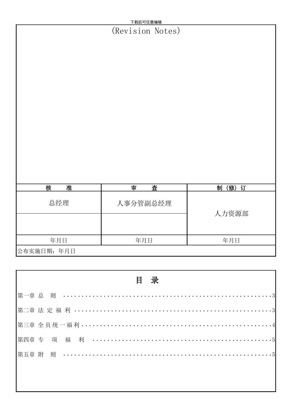 XX公司福利管理制度_第2页