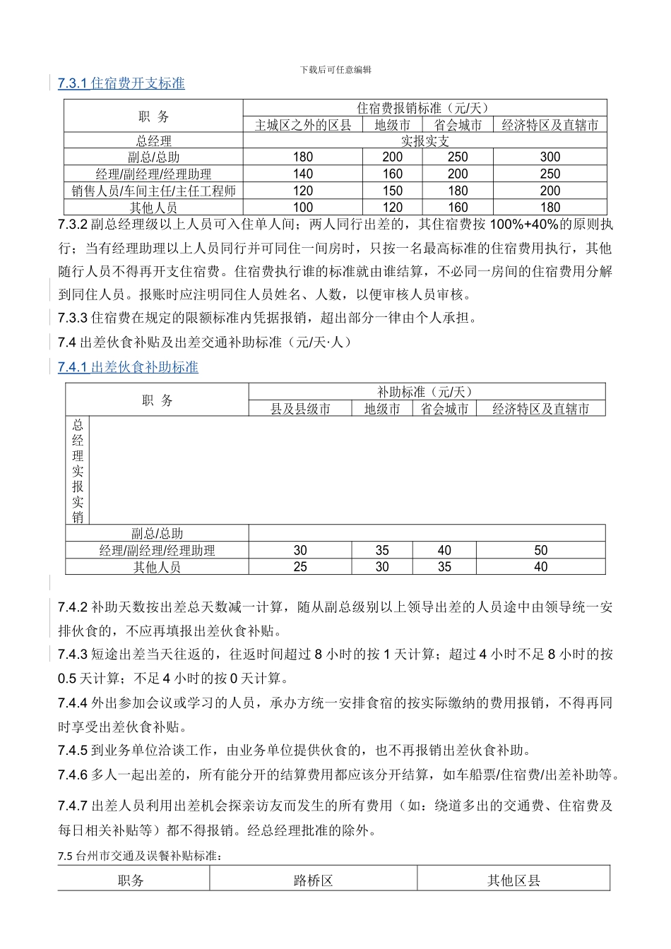 xx公司费用报销制度_第3页