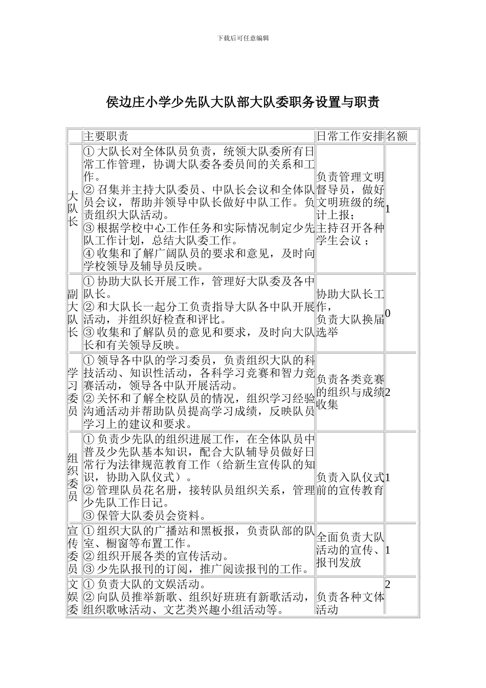 XX小学大队委竞选活动方案_第2页