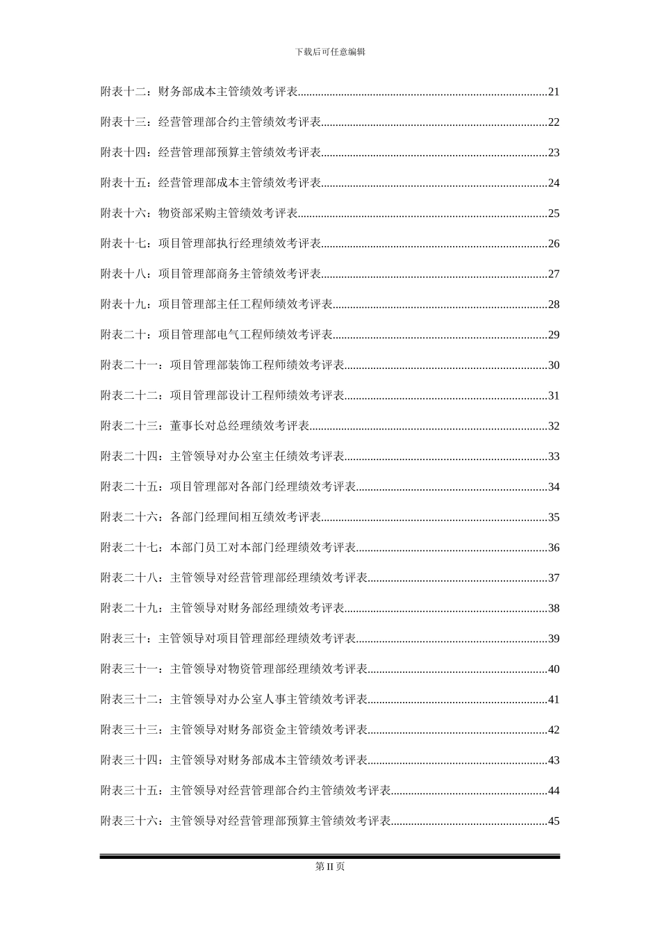 XX工程公司绩效管理办法及目标指标设计_第3页