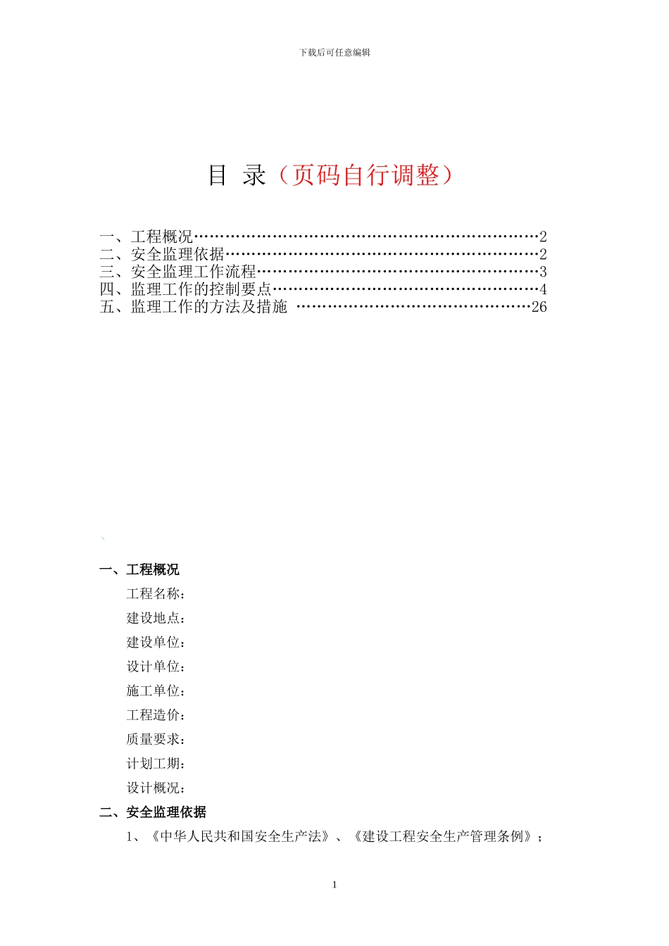 XX市政安全监理实施细则范本_第2页