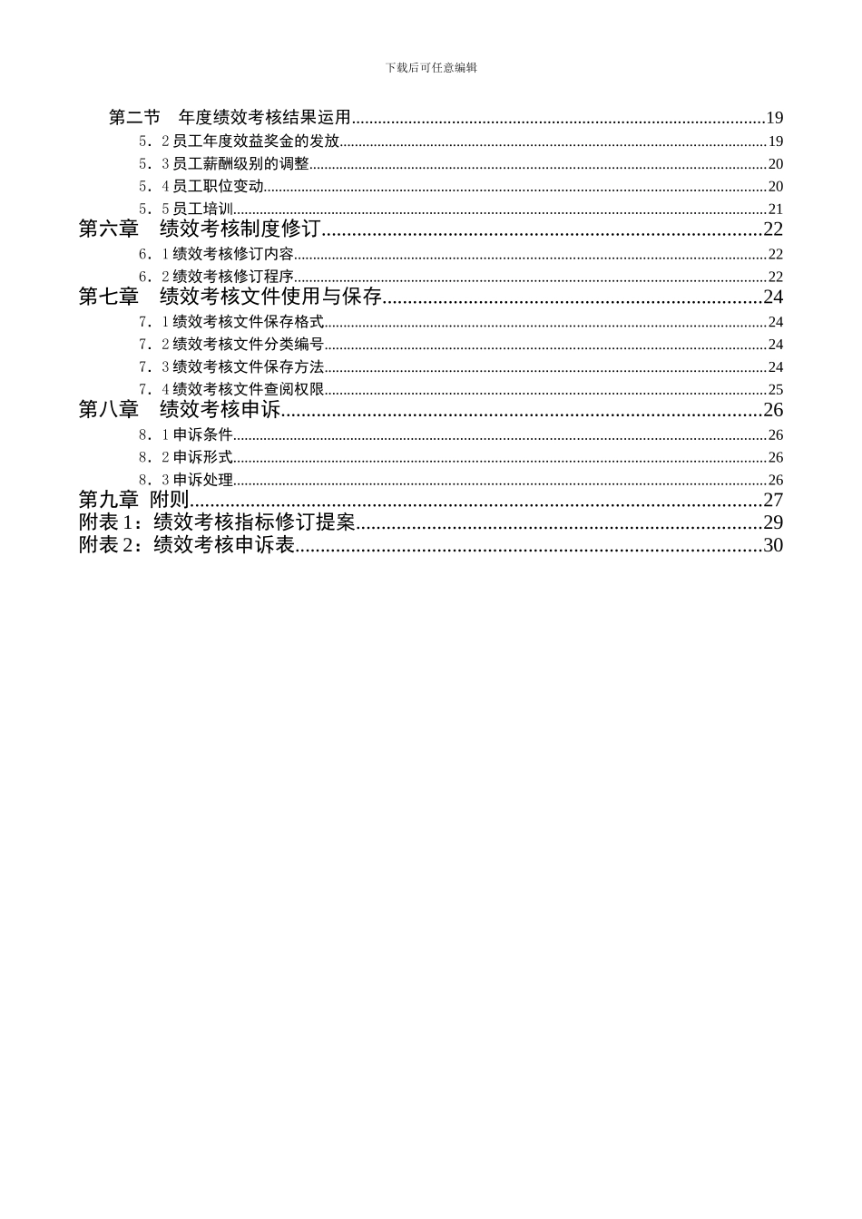 XX集团有限公司员工绩效考核手册_第3页