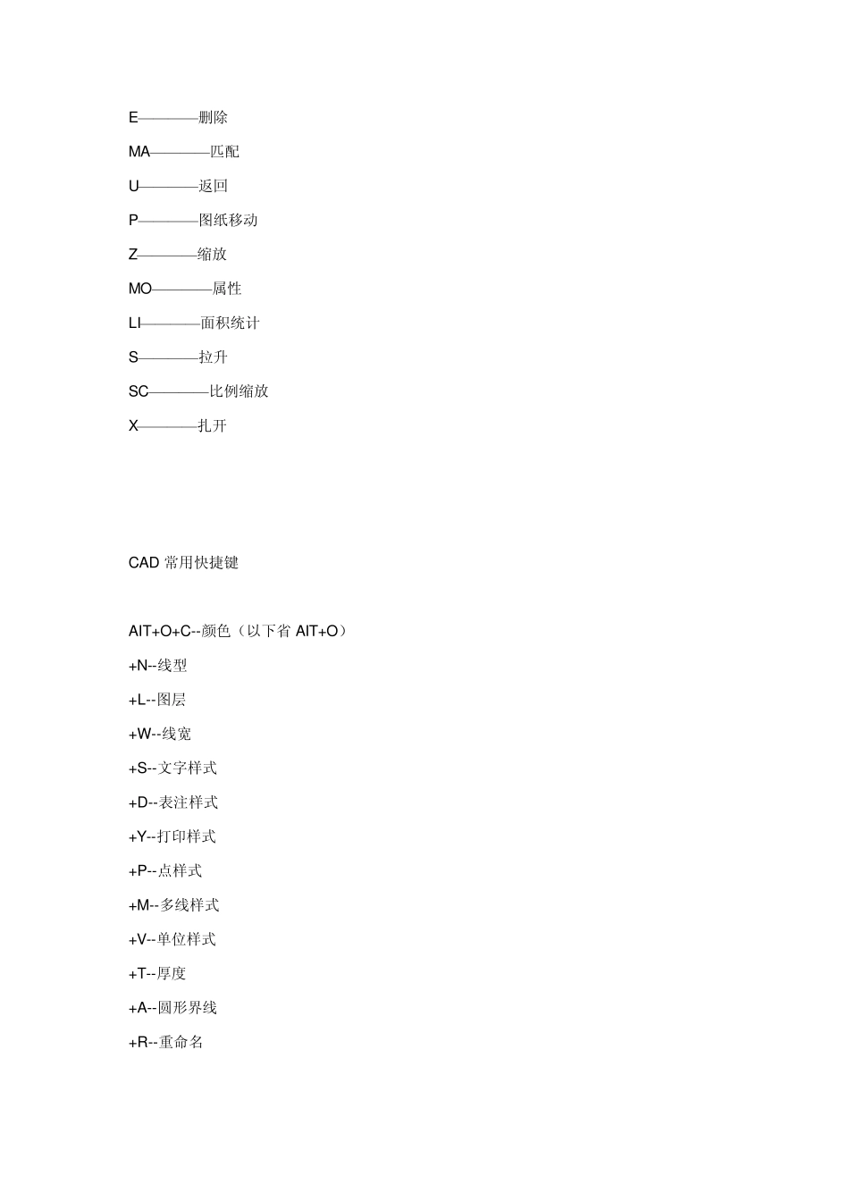 2007CAD命令大全_第2页