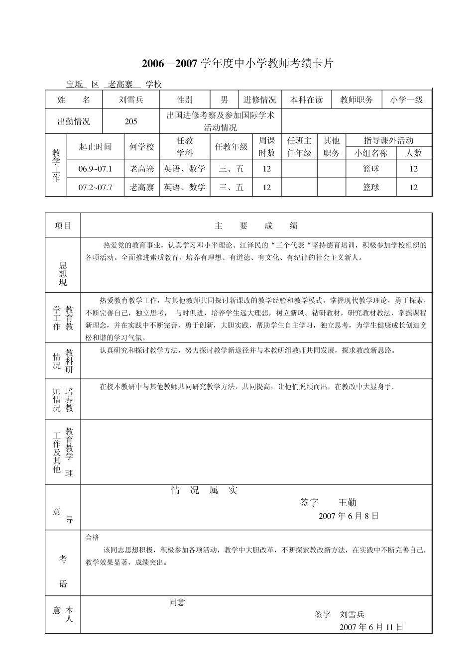 2007教师考绩卡片_第3页
