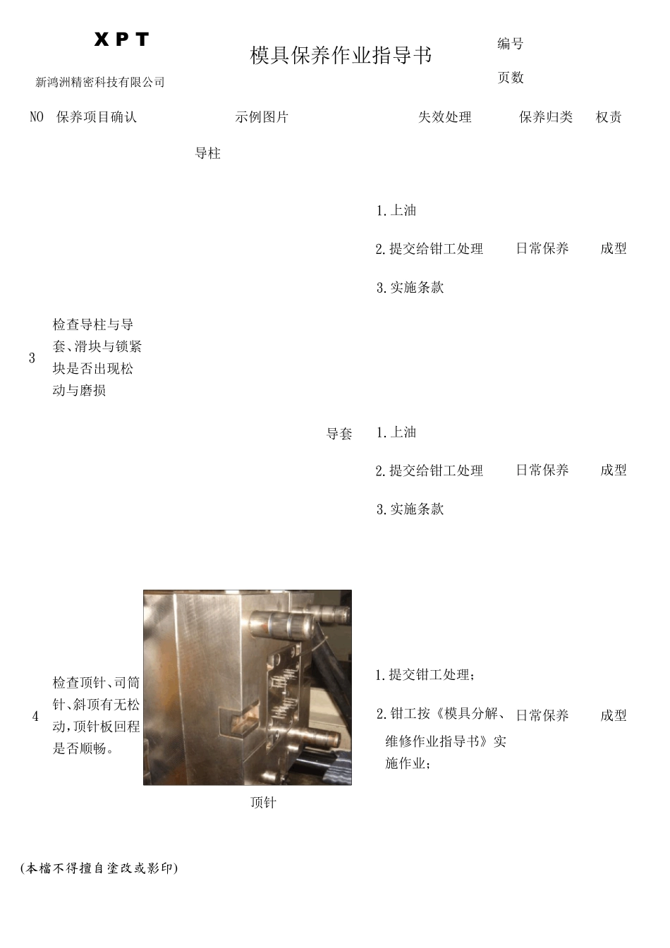 20081121模具保养作业指导书_第3页