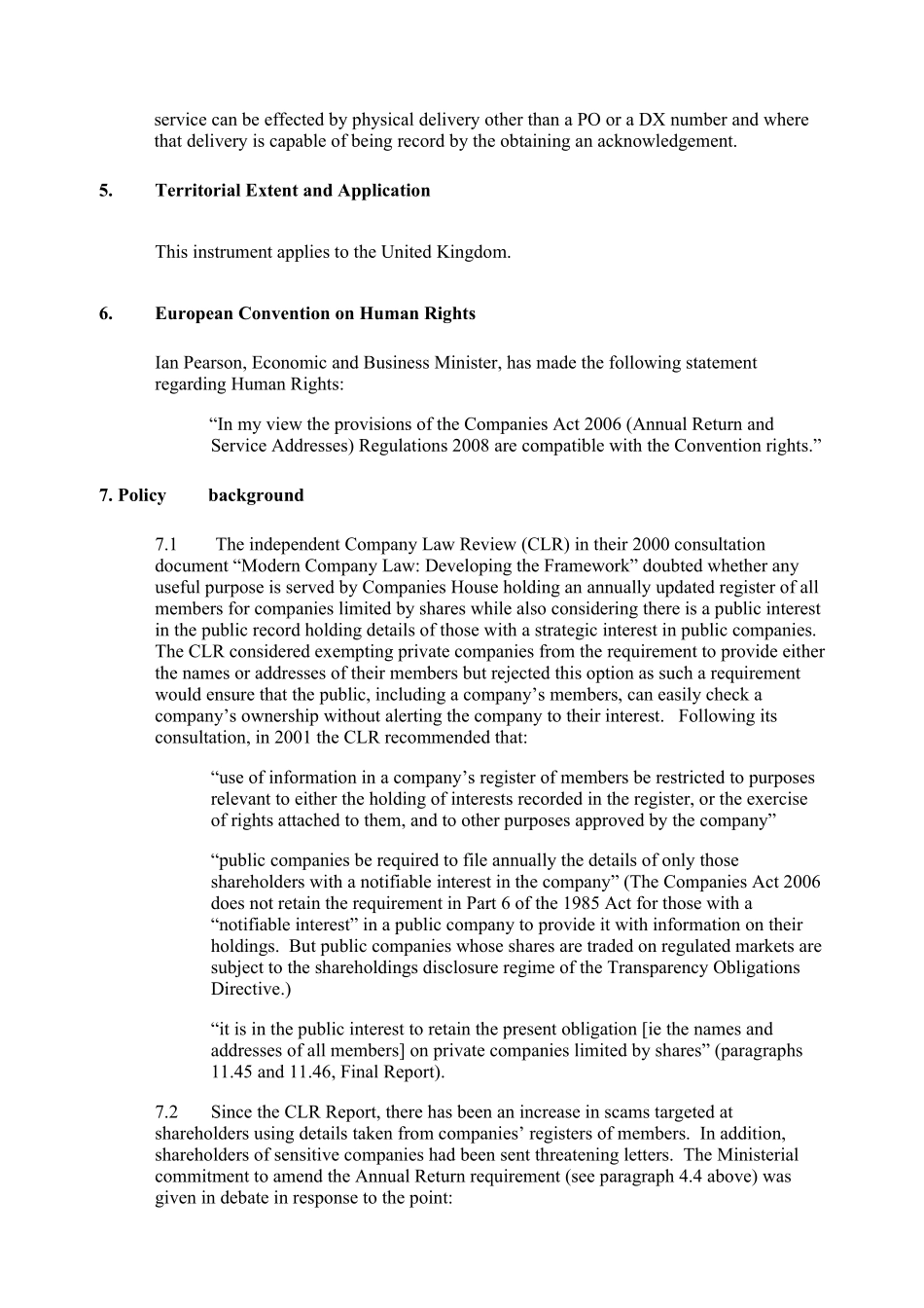 2008RegulationsofCompaniesAct2006(英国公司法之立法解释备忘录)_第3页