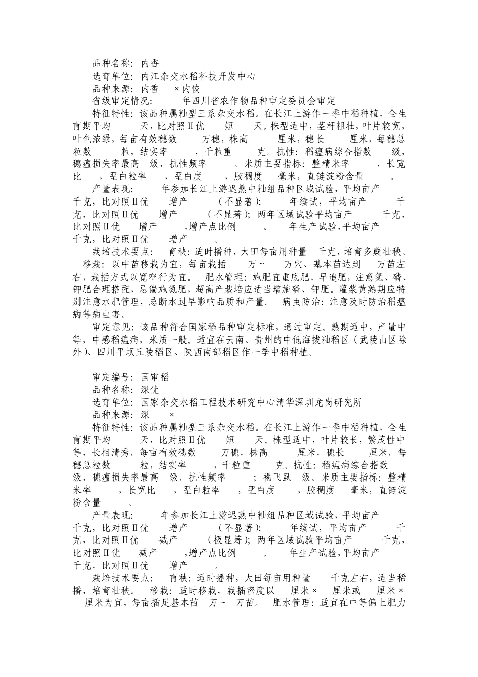 2008年国审稻新品种_第2页