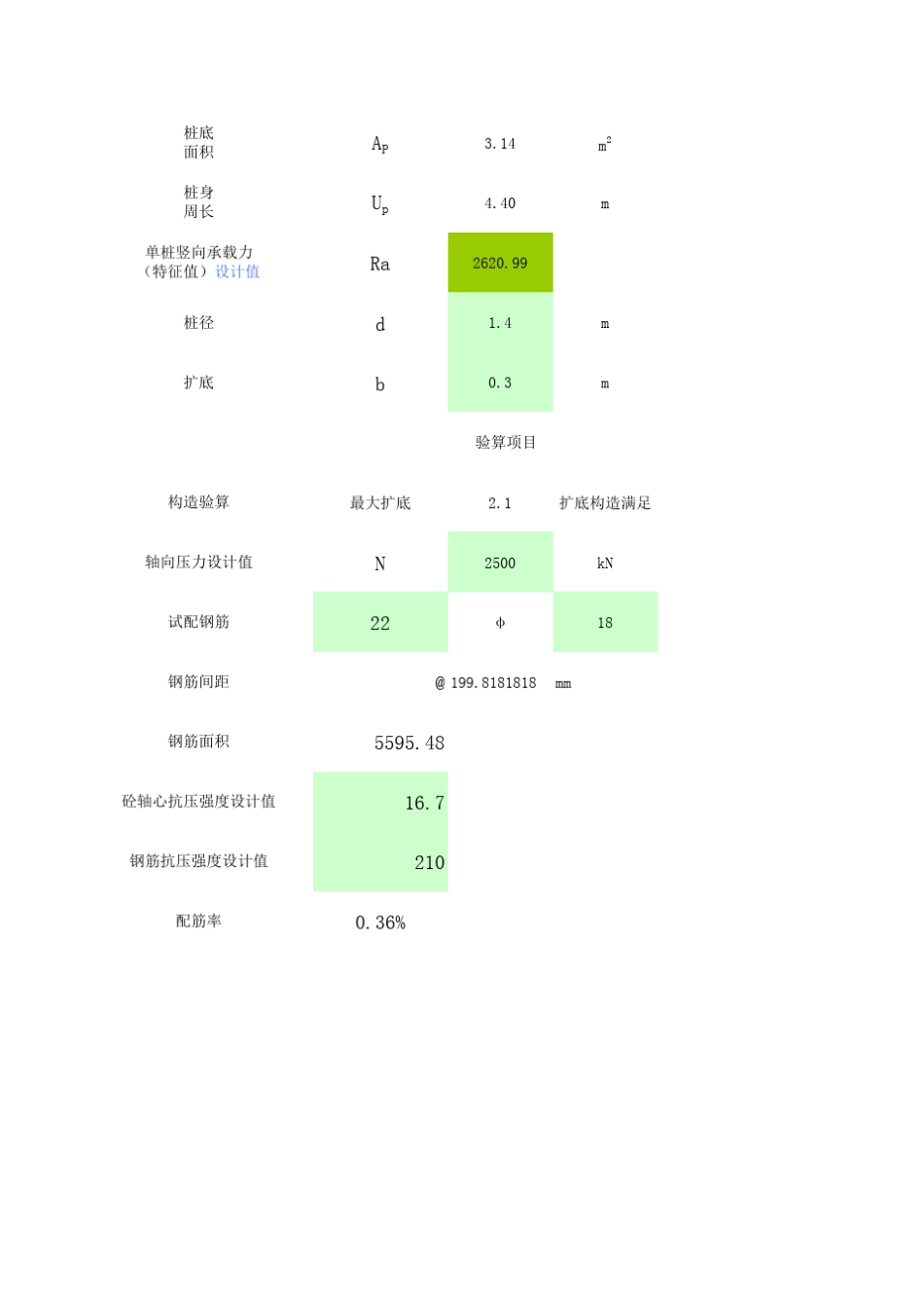 2008版_新桩基规范_人工挖孔桩计算表格_第3页