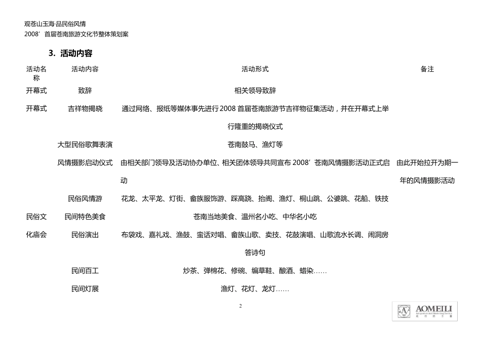 2008首届苍南旅游文化节策划方案_第2页
