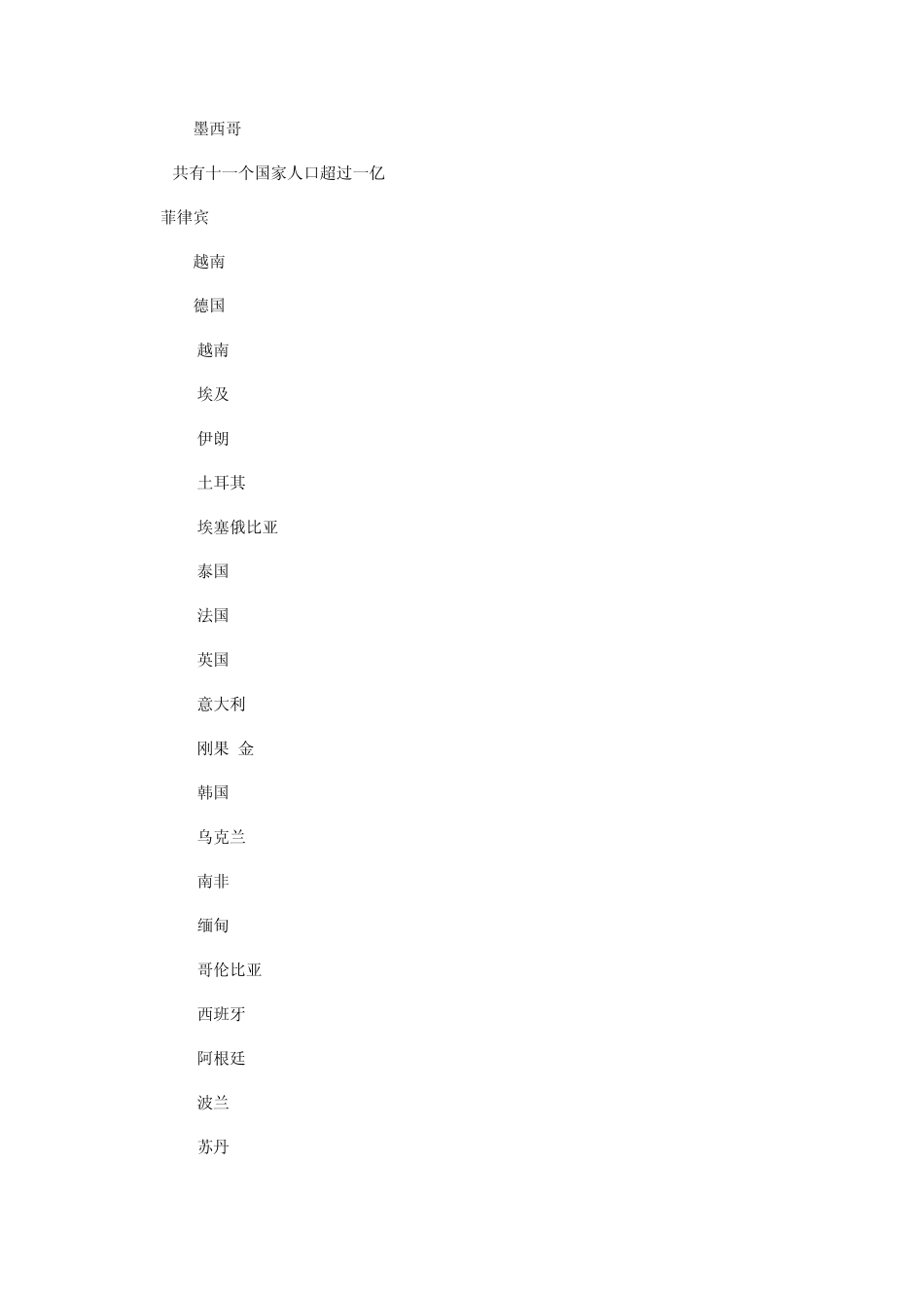 20092010世界人口大国排名_第2页