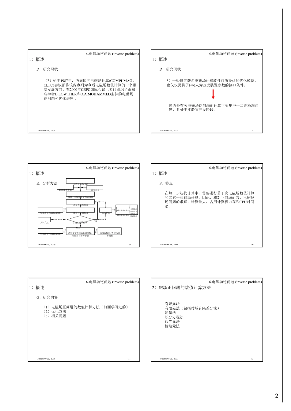 2009Part4浙江大学电气学院电磁场数值计算课件_第2页