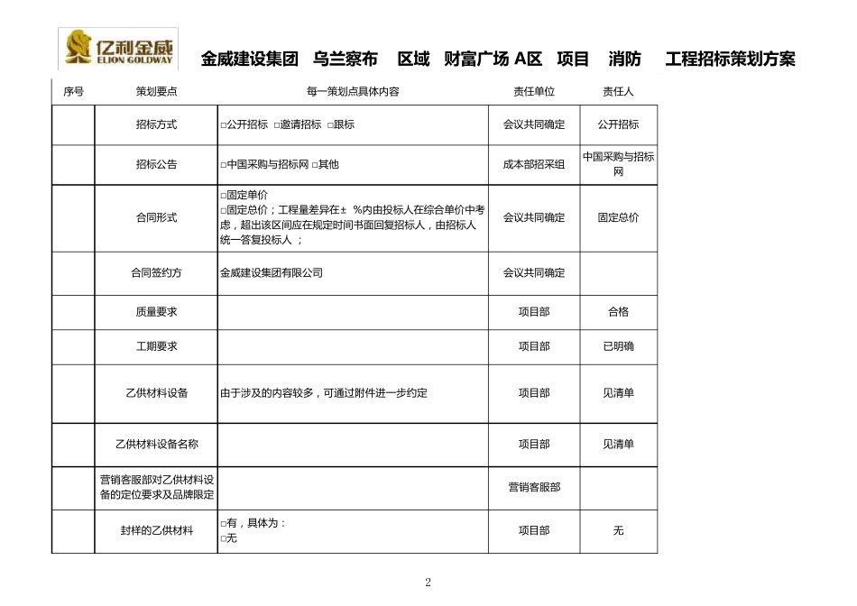 消防招标策划_第2页