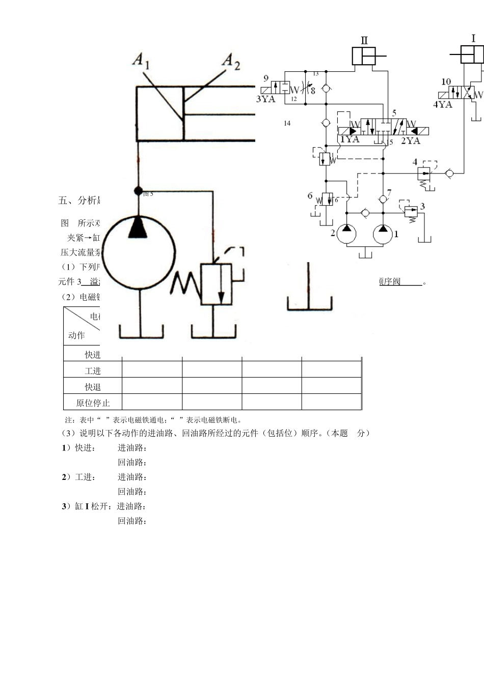液压期末考试模拟样卷A及答案_第3页