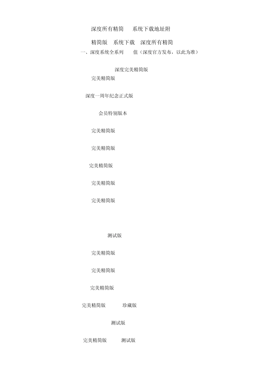 深度所有精简XP系统下载地址附MD5_第1页