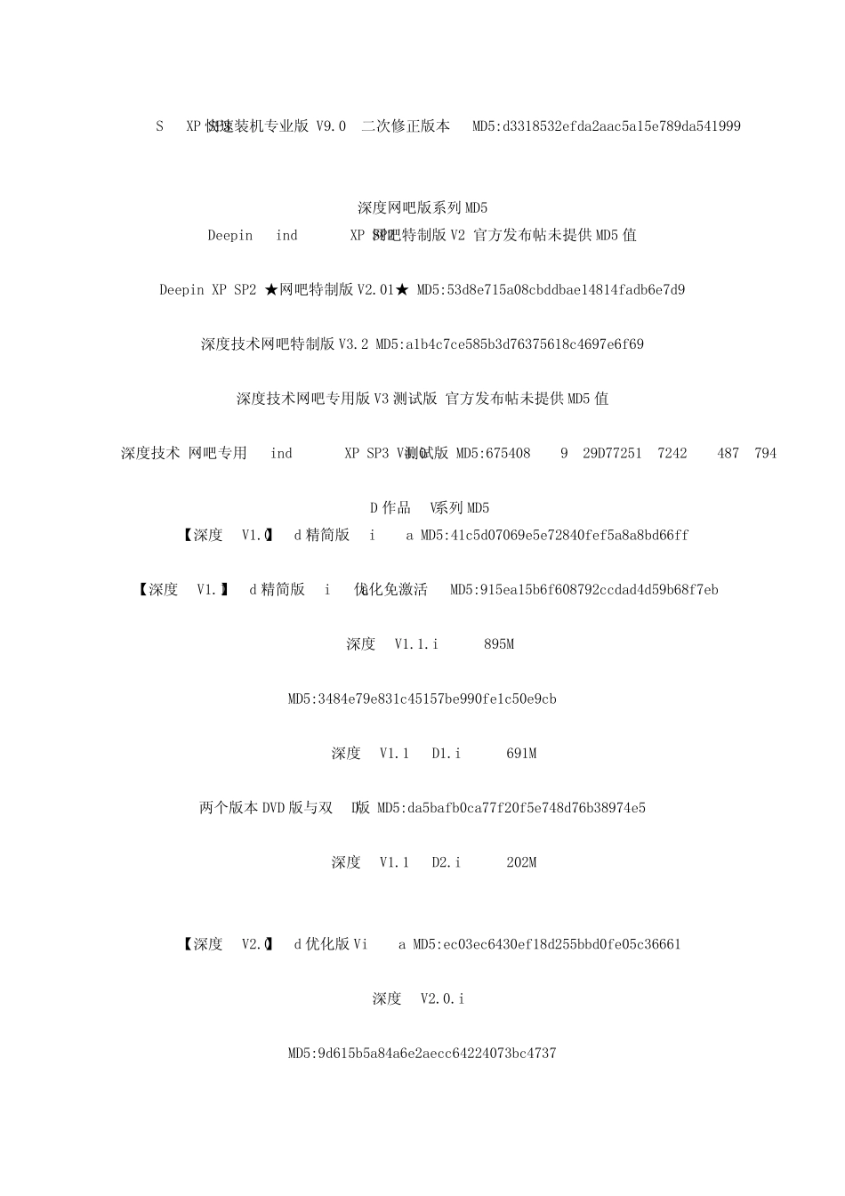 深度所有精简XP系统下载地址附MD5_第3页