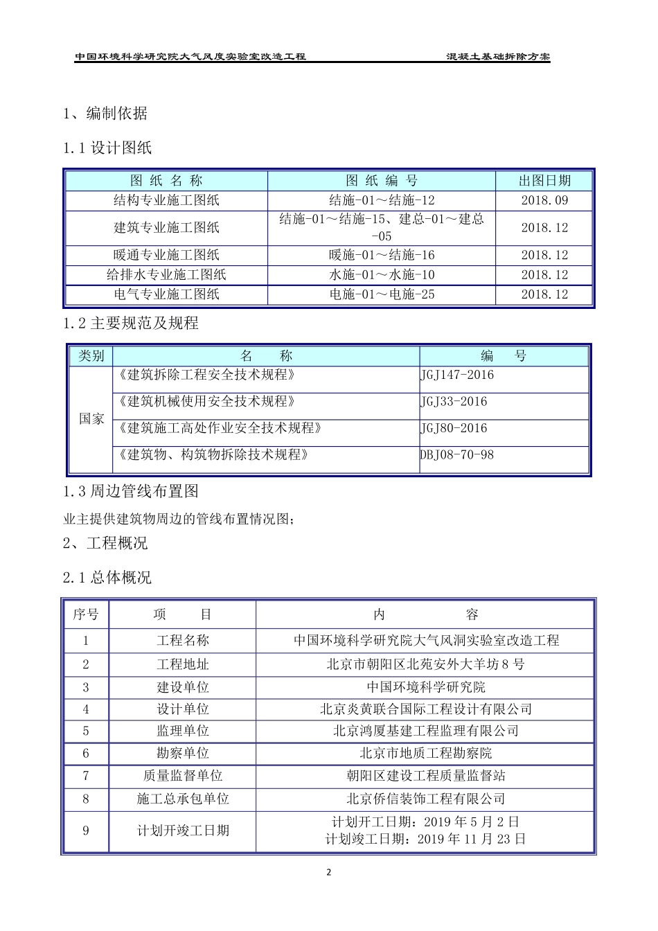 混凝土基础拆除方案_第2页