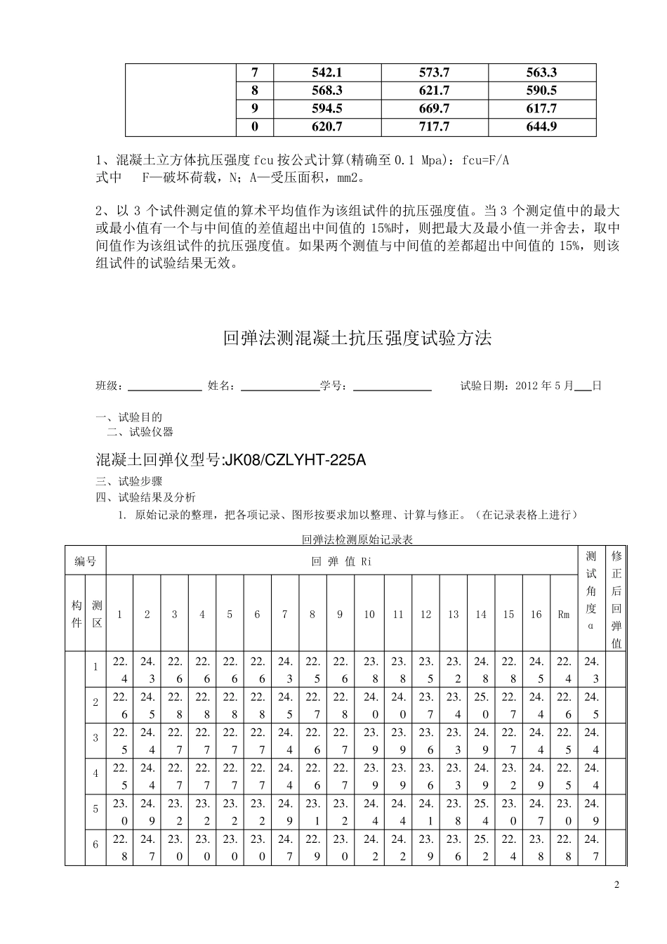 混凝土抗压强度试验_方法_第2页