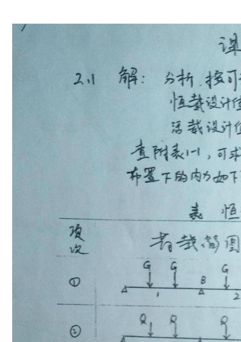 混凝土结构设计第二版梁兴文课后答案_第1页
