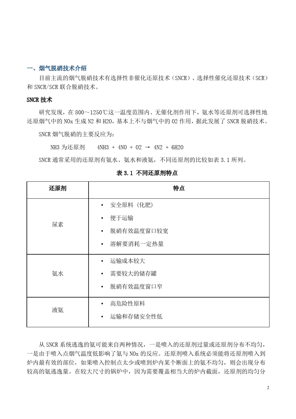 混合SNCRSCR烟气脱硝技术_第2页
