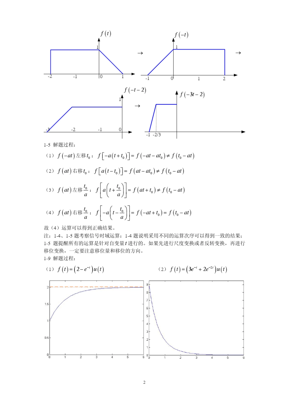 清华大学信号与系统(郑君里)课后答案_第2页