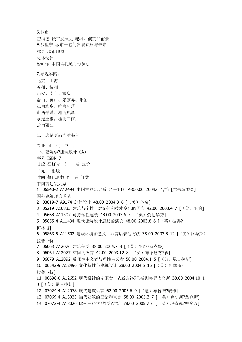 清华大学建筑学书单大全_第2页