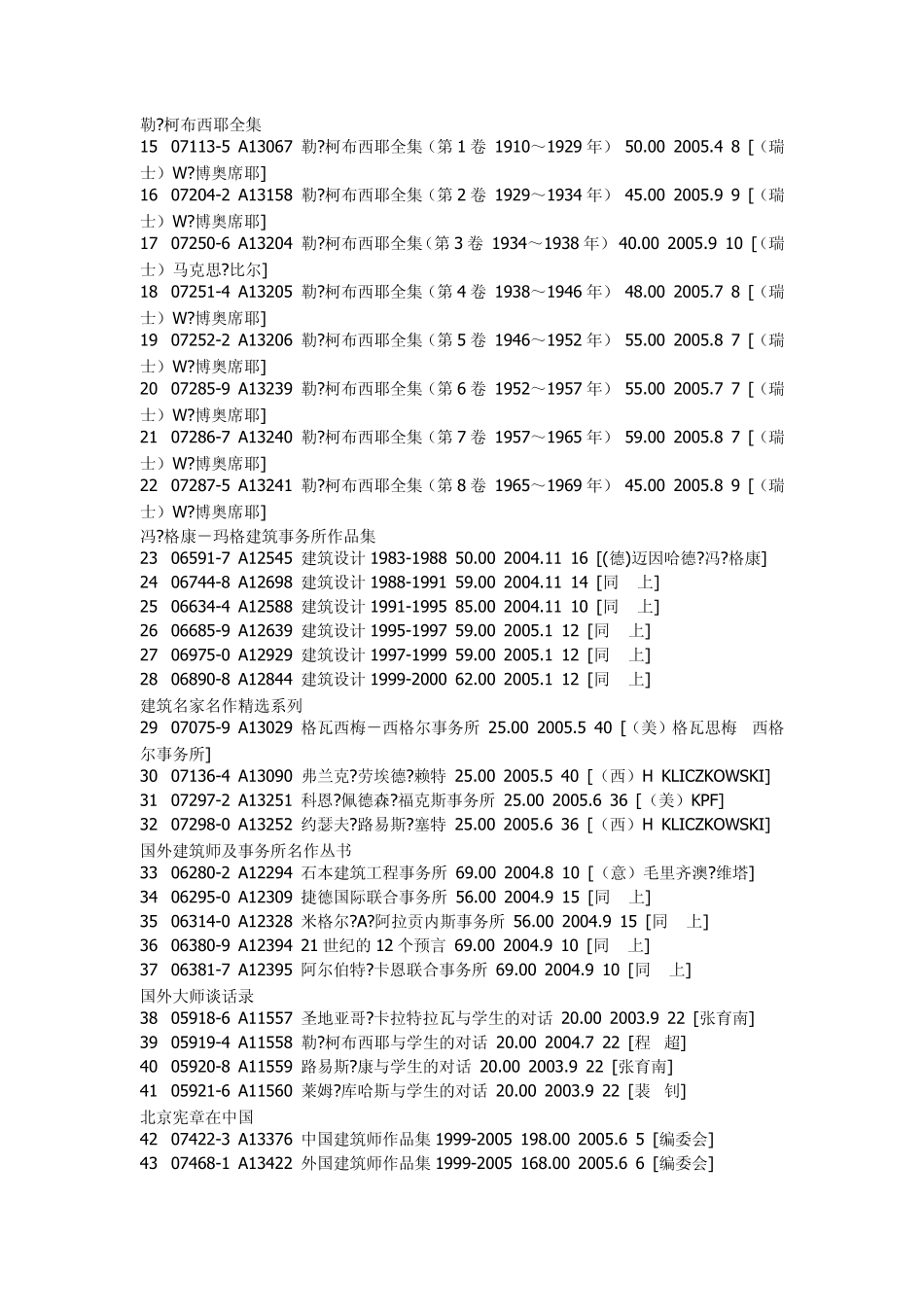 清华大学建筑学书单大全_第3页
