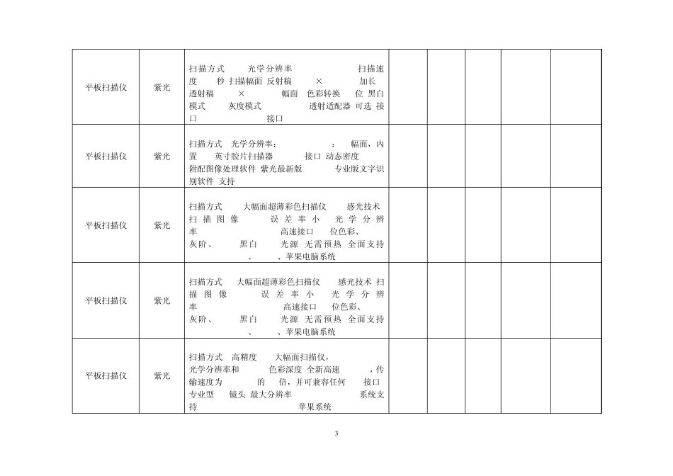 清华紫光扫描仪(全系列)型号报价表_第3页