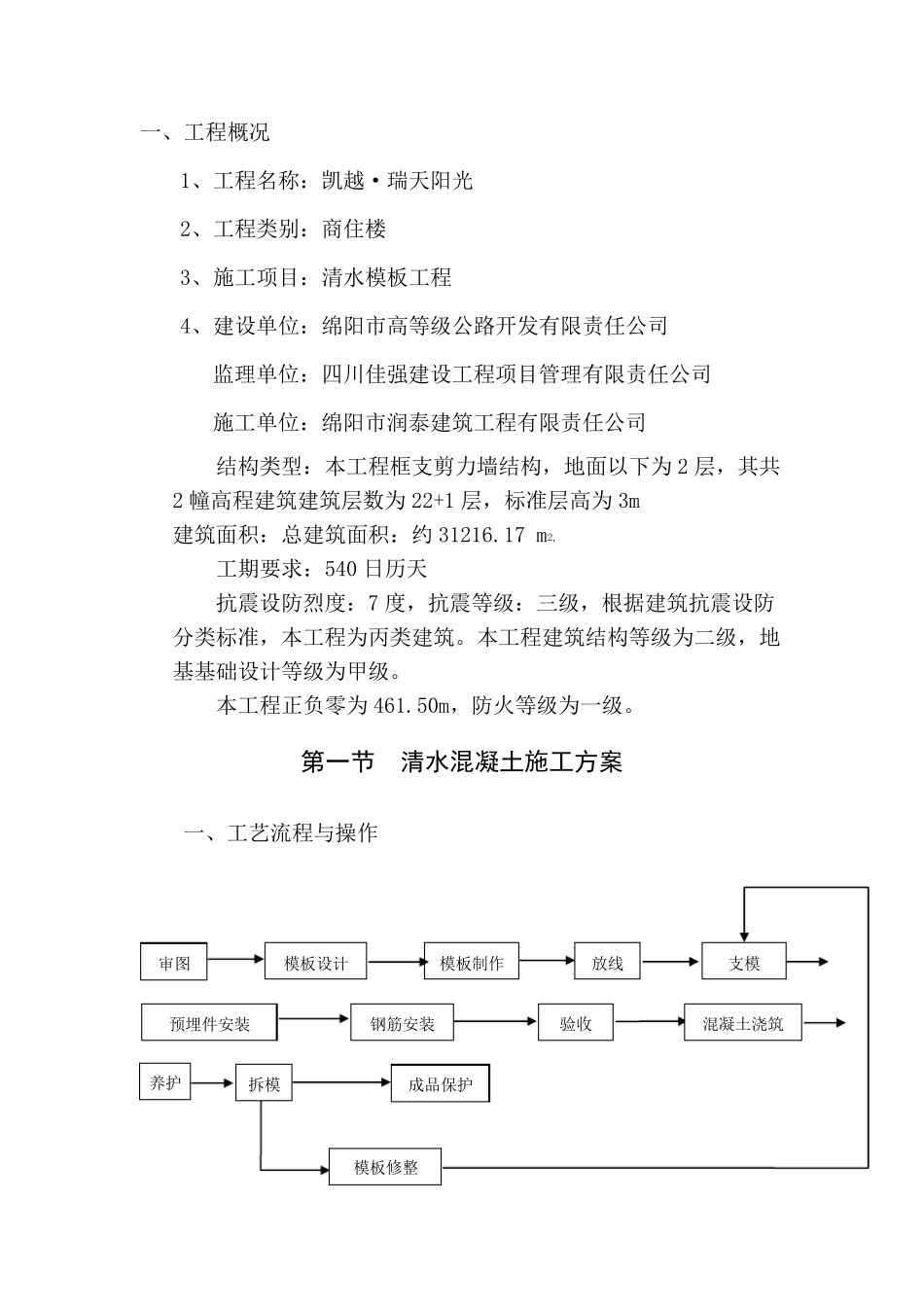 清水模板施工方案_第2页