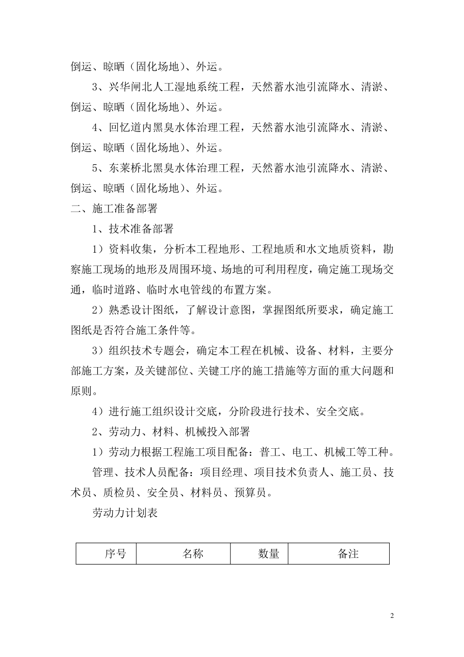 清淤工程施工工艺方案_第2页